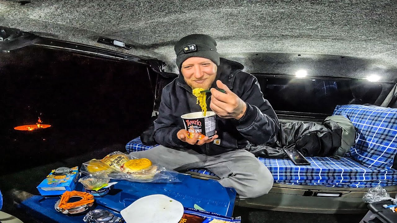 A Bonnie & Clyde Shootout - Truck Camping In Freezing Temperatures