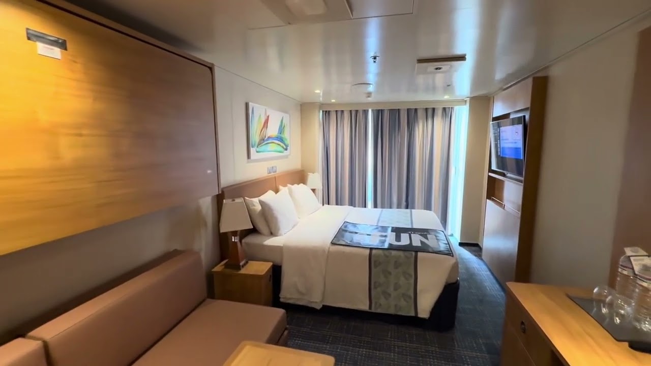 Carnival Sunrise. Room 5344 aft with Double Balcony