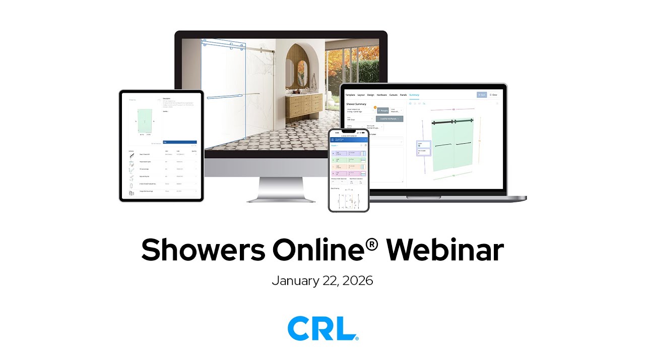 Showers Online® Webinar January, 22, 2026