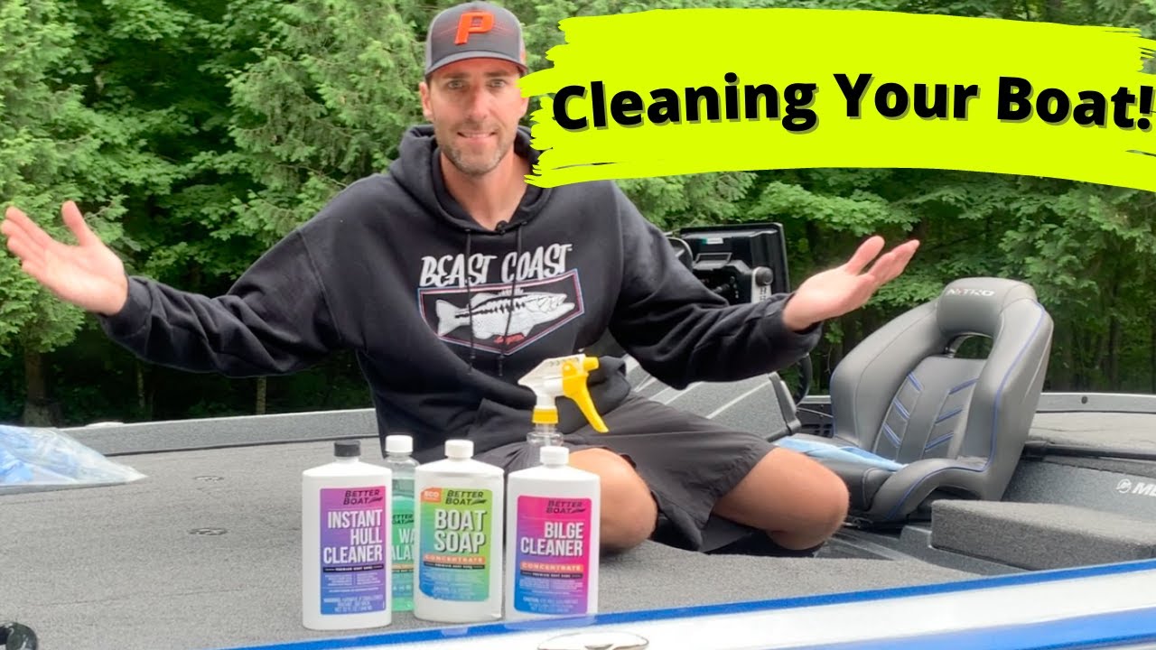 This is how I clean my Bass Boat!