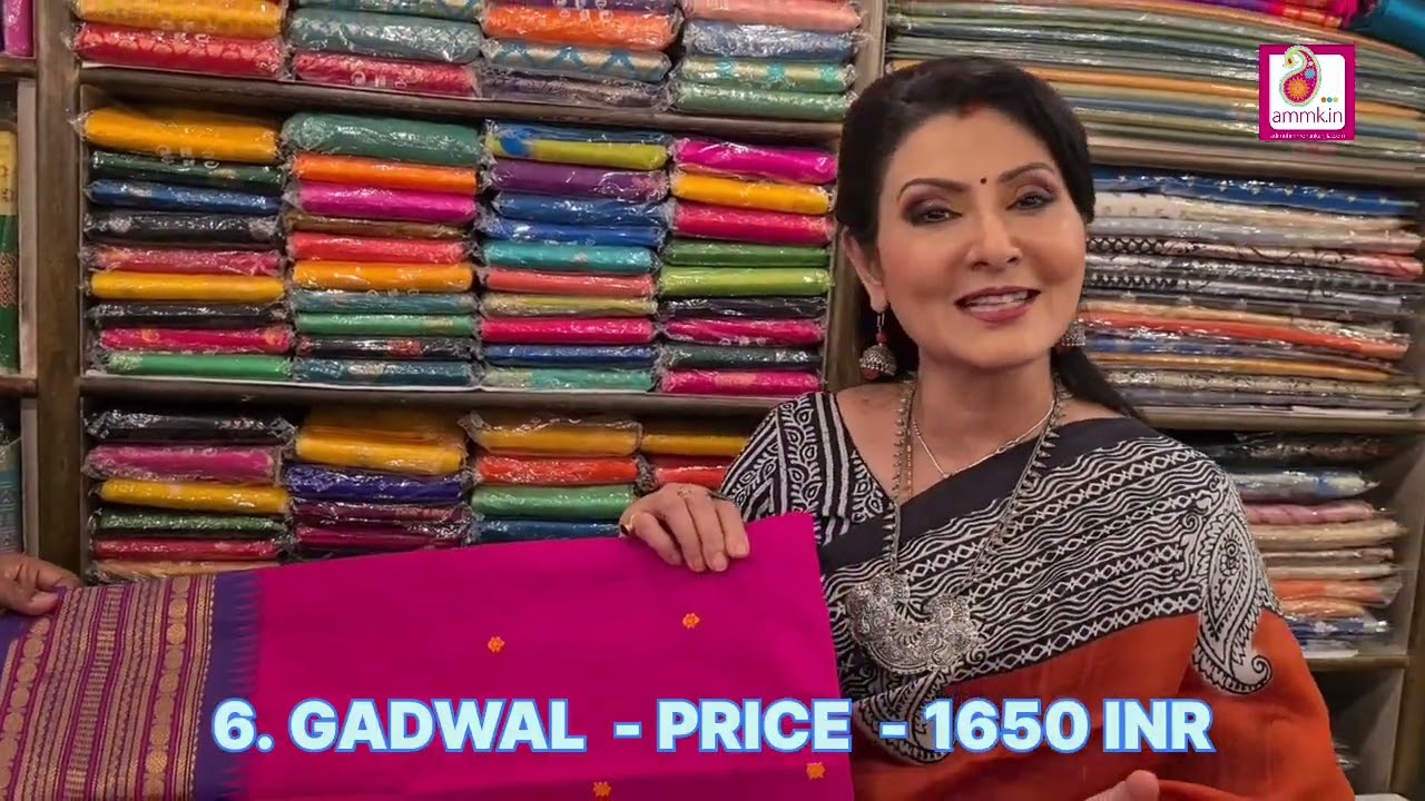 Different Variation Of Gadwal Silk & Cotton Collection by Swarnali Kanjilal