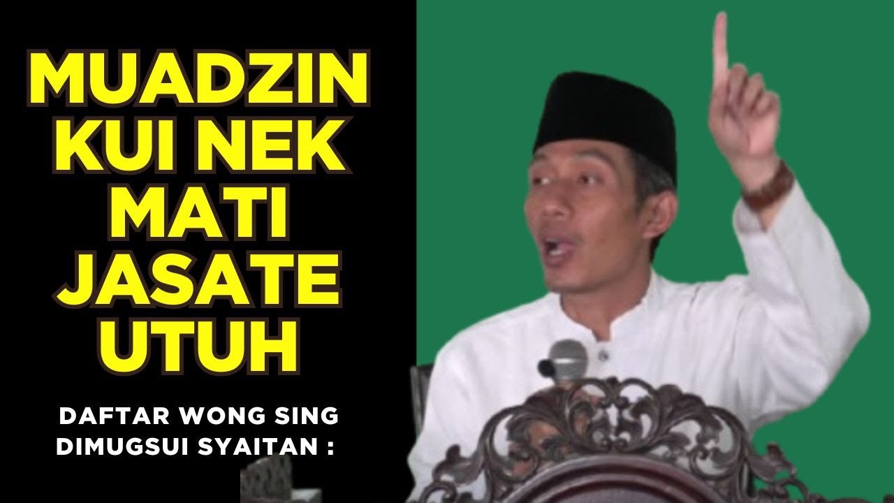 Ngaji bersama Kyai Muda Bp KH Anam Murfy Chasnafi Bab: Wong sing dadi mungsue Syaitan