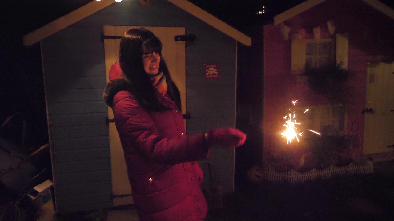Bonfire Night 2020 at the Fletchers, Sparklers & Fireworks