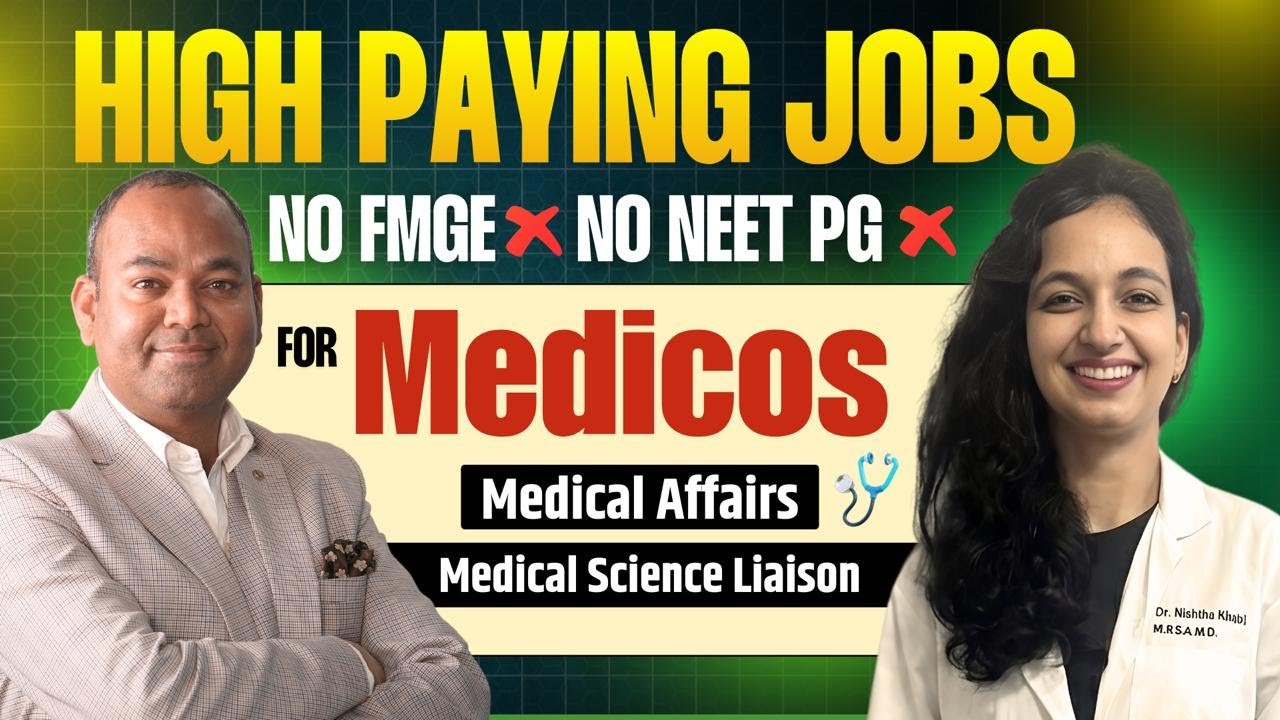 Non-Clinical Careers for PharmD & Doctors | No FMGE, NEET PG | MSL & Medical Affairs Course Details