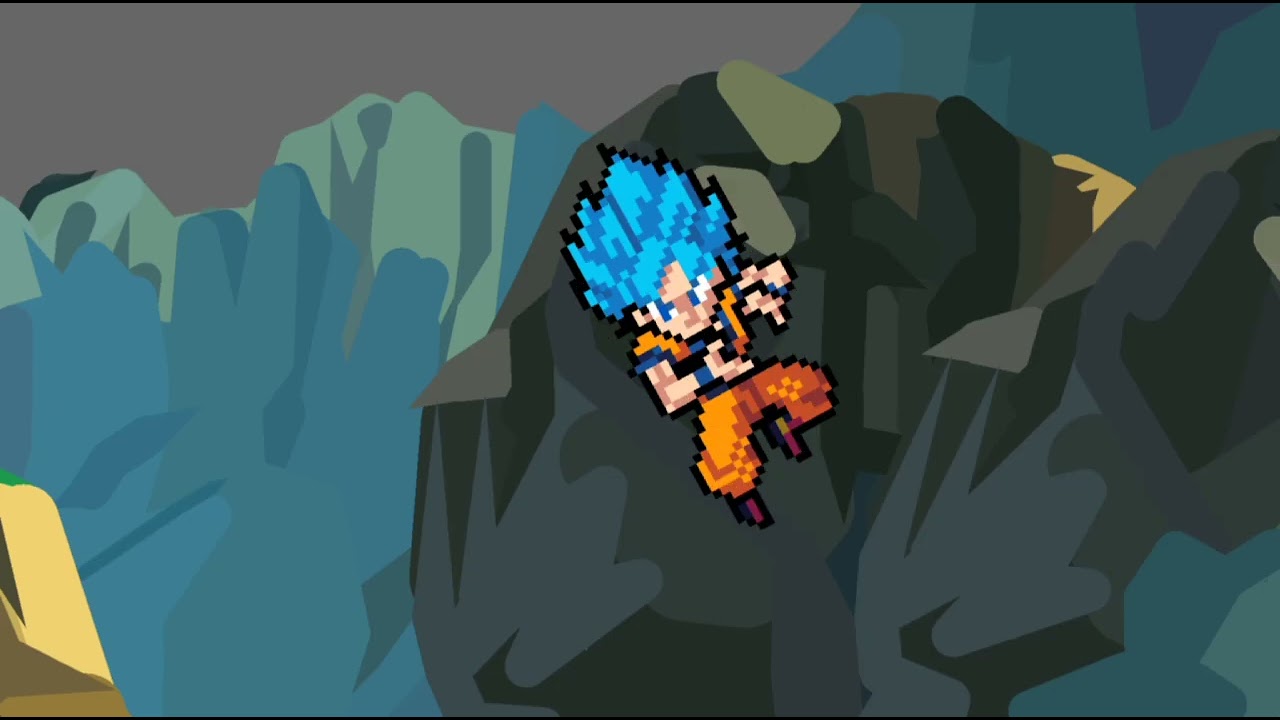Sprite Goku vs Sprite Vegeta 