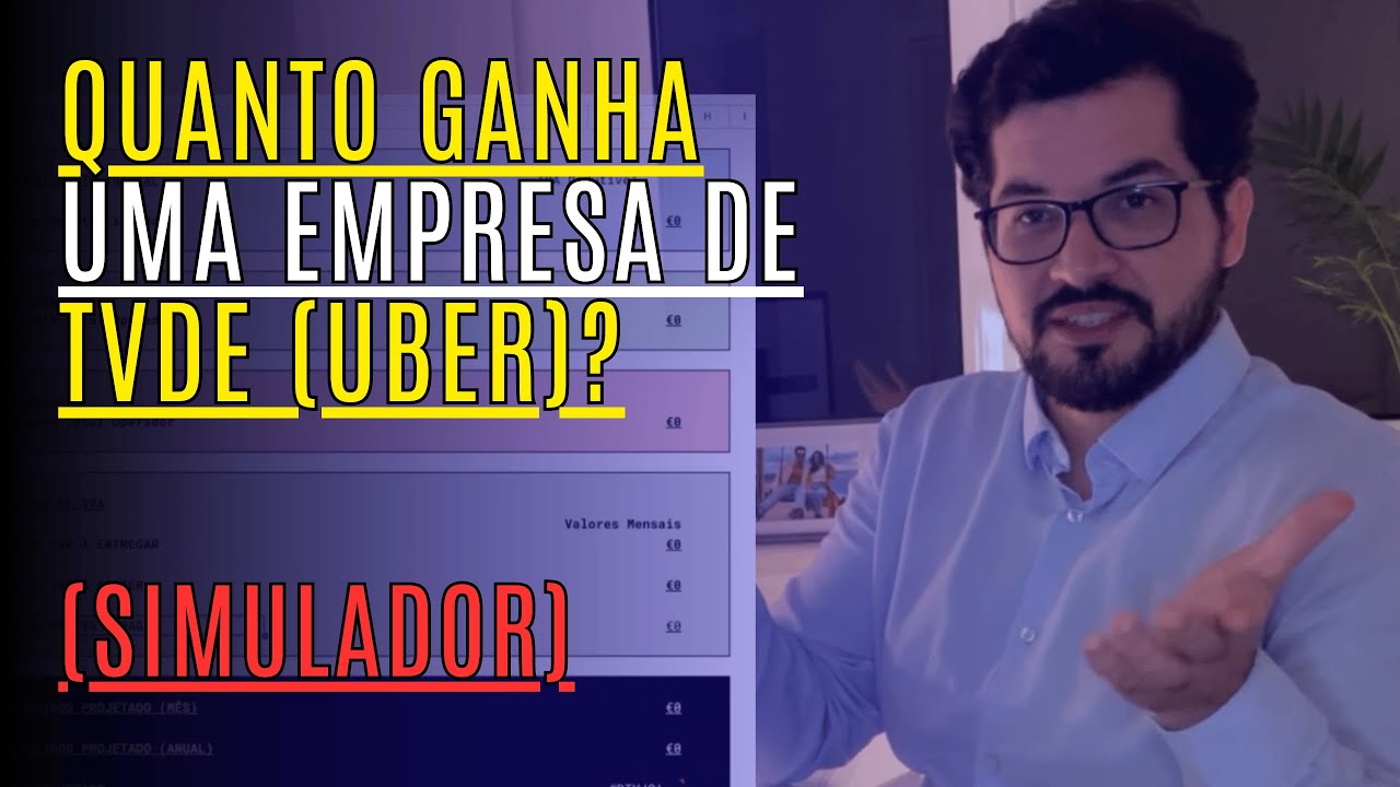 SIMULADOR: Quanto Ganha uma Empresa TVDE (Uber) em Portugal?