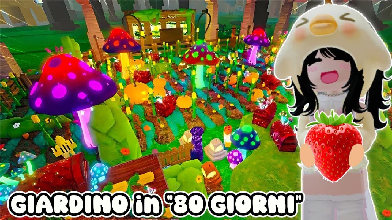 COSTRUIAMO UNA BASE DA GIARDINO INCANTATO in SOLI 80 GIORNI su 99 notti nella foresta!