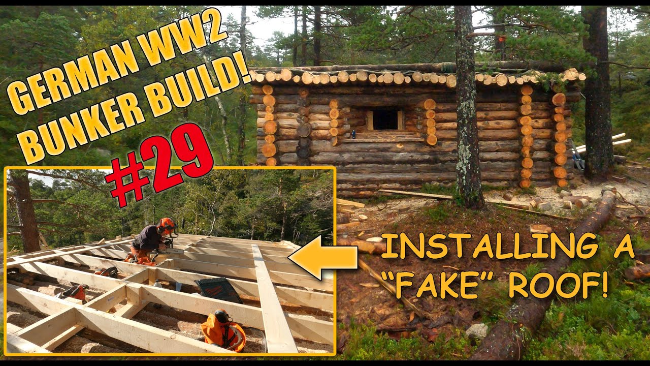 German WW2 Log Bunker Build (29) – THE BUNKER IS FINALLY WATERTIGHT!