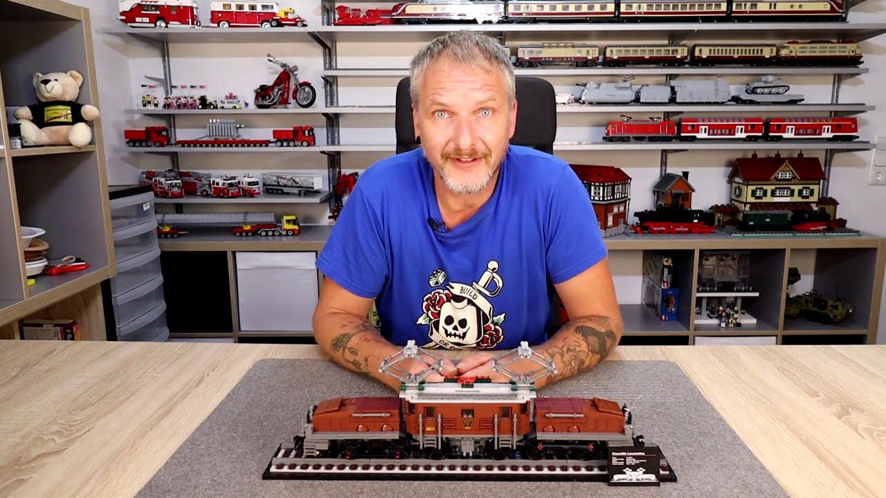 Nicht Schnappi aber dennoch ein Krokodil. LEGO®10277 Lokomotive „Krokodil“