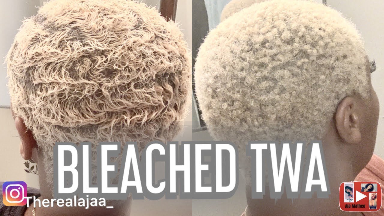 How to Bleach a Short TWA at home