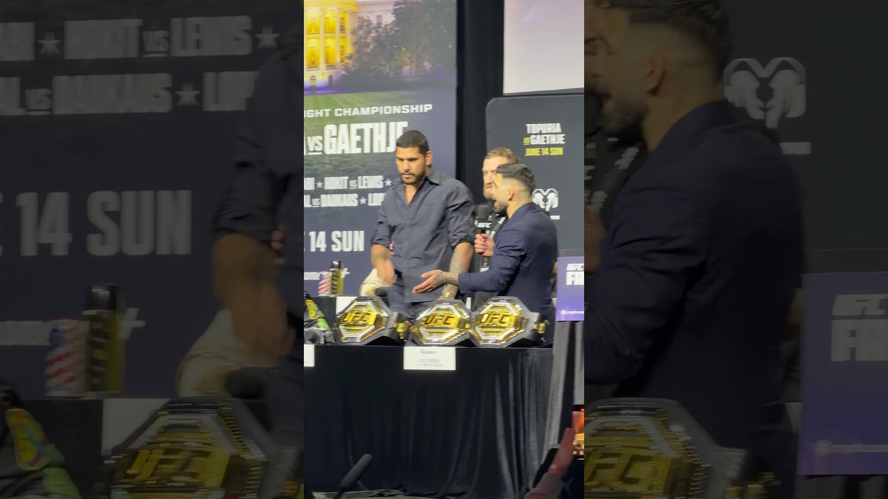 😳 ILIA TOPURIA KICKS JOSH HOKIT OUT OF UFC PRESS CONFERENCE FOR GOING AT ALEX PEREIRA
