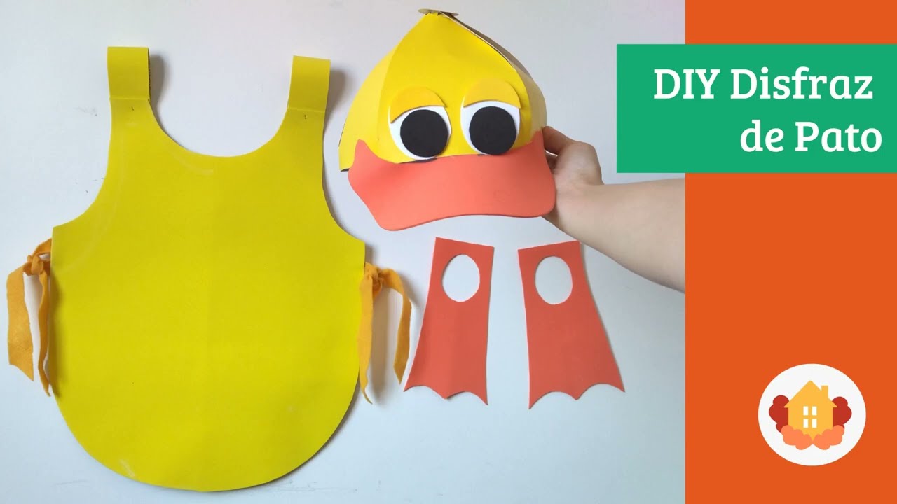 Tutorial para hacer disfraz de pato con foami