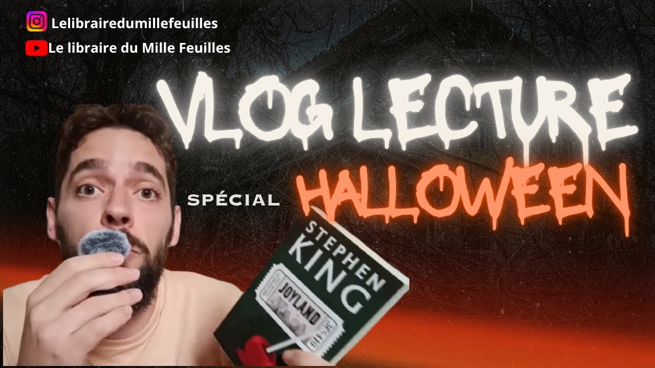 Vlog lecture spécial Halloween ! Entre nouveautés, thrillers et l'incontournable Stephen King 🎃👻⚰️