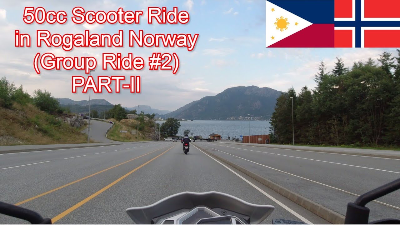 50cc MOPED ADVENTURE RIDE IN ROGALAND NORWAY