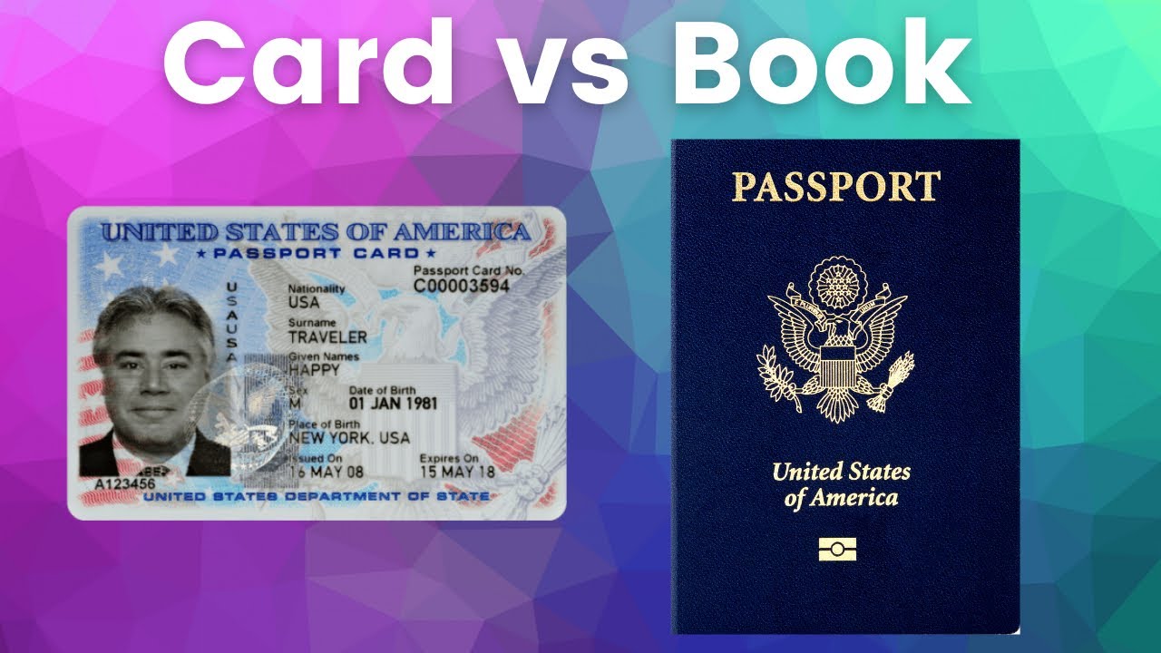 Passport Card Vs. Passport Book
