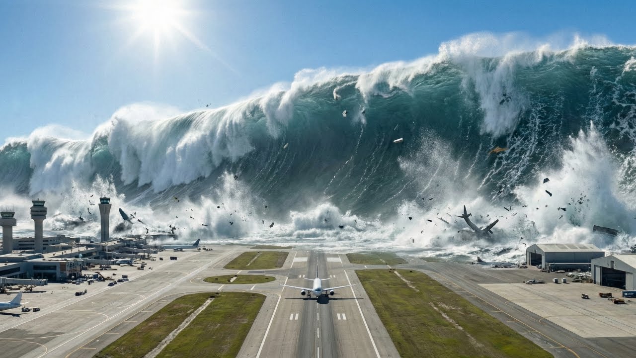 Una familia lucha por sobrevivir tras el tsunami provocado por un volcán con olas de 100 metros.