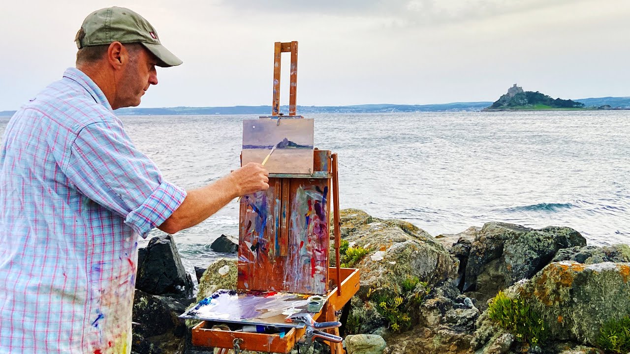 Plein Air Painting | St Michael's Mount Cornwall