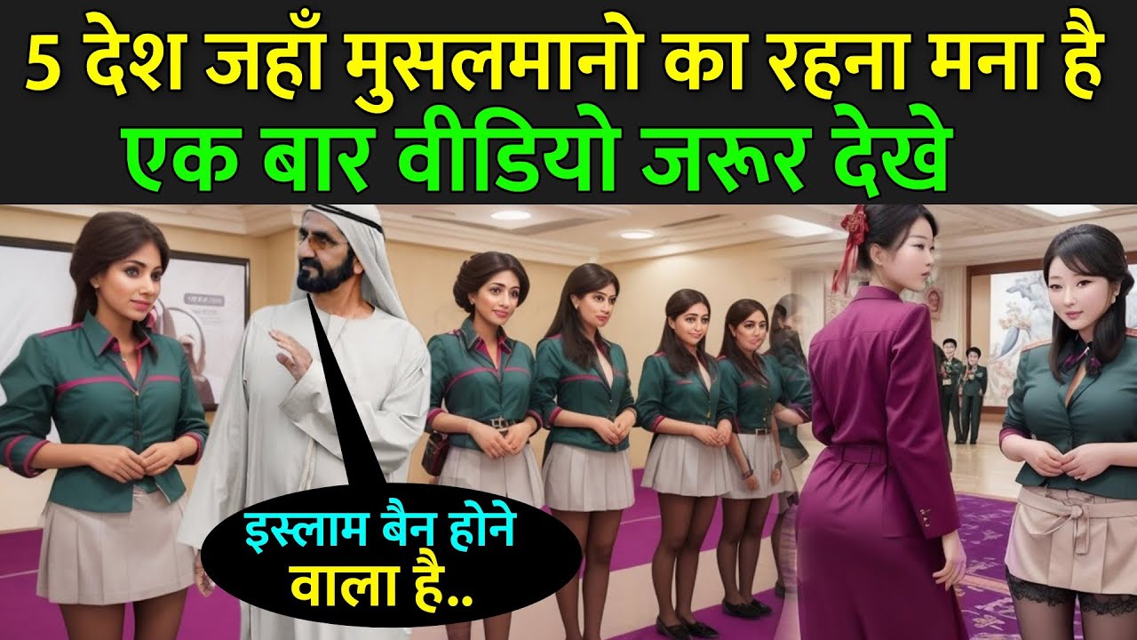 5 देश जहाँ मुसलमानो का रहना मना है | 5 Countries Where Muslim Not Allowed