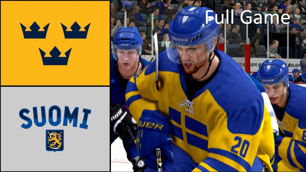 4 Nations - Sweden vs. Finland - Full Game - NHL 14