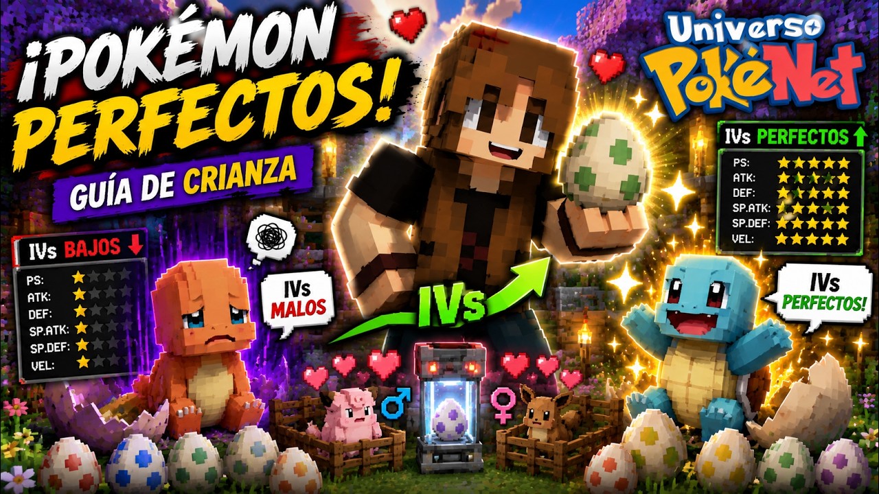 GU&Iacute;A DE CRIANZA en COBBLEMON 🥚 &iexcl;Consigue los MEJORES IVs!