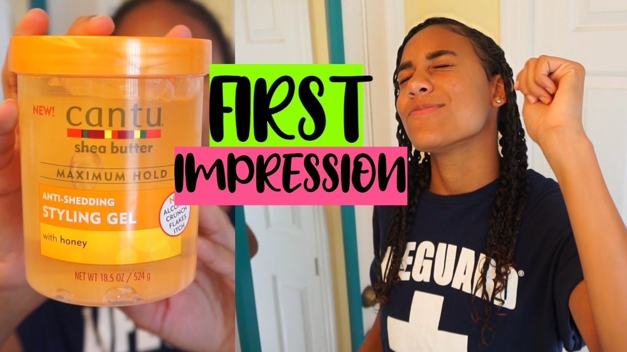 Cantu Styling Gel with Honey🍯First Impression!