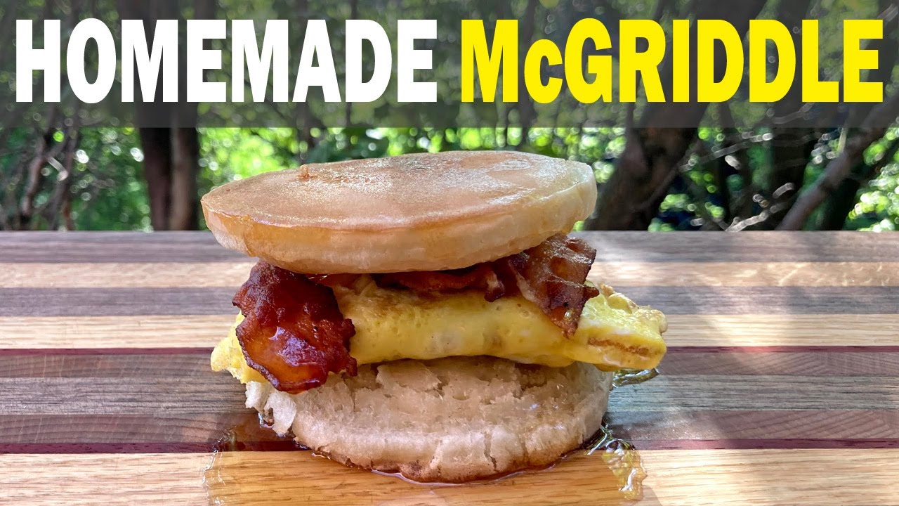 McDONALD'S McGRIDDLE | Homemade on a Weber Q Griddle