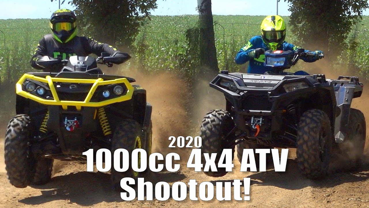 Polaris Sportsman XP 1000 против Can-Am Outlander 1000R XT-P, 1000-кубовый 4x4 ATV: состязание