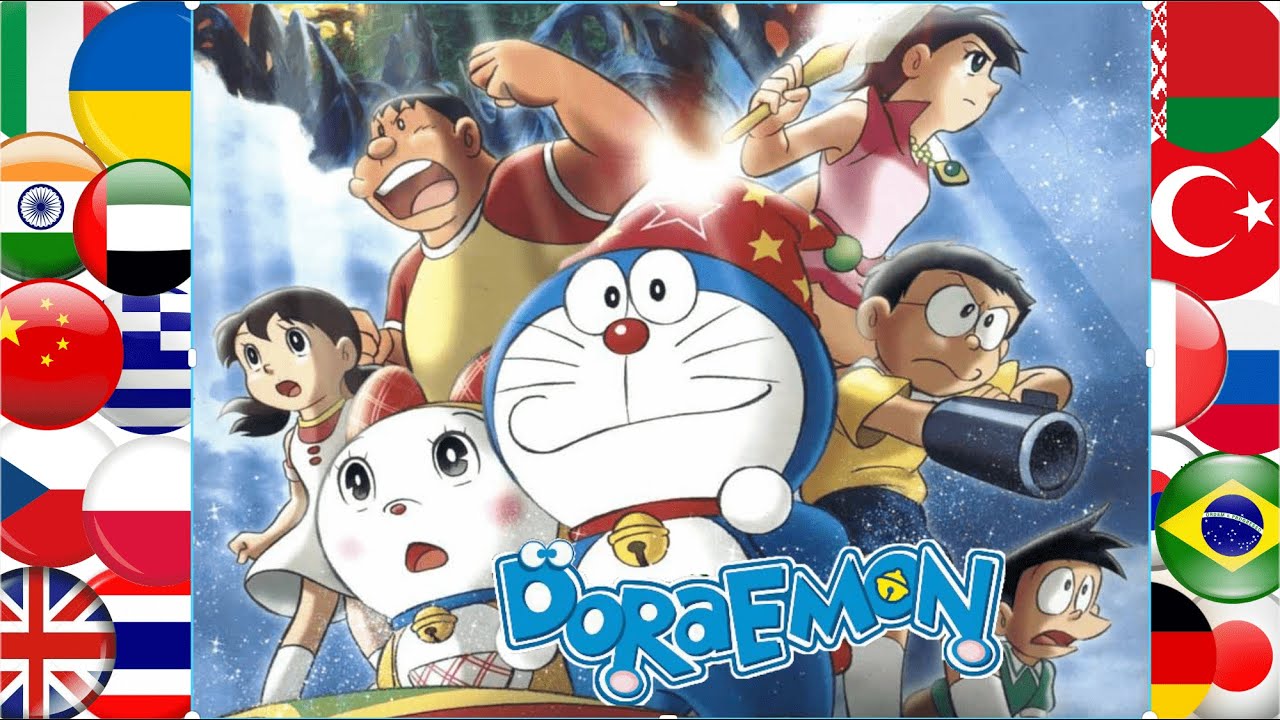 Doraemon in different languages