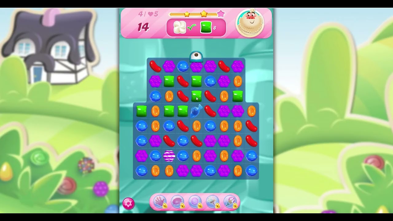 candy crush saga gameplay level 4