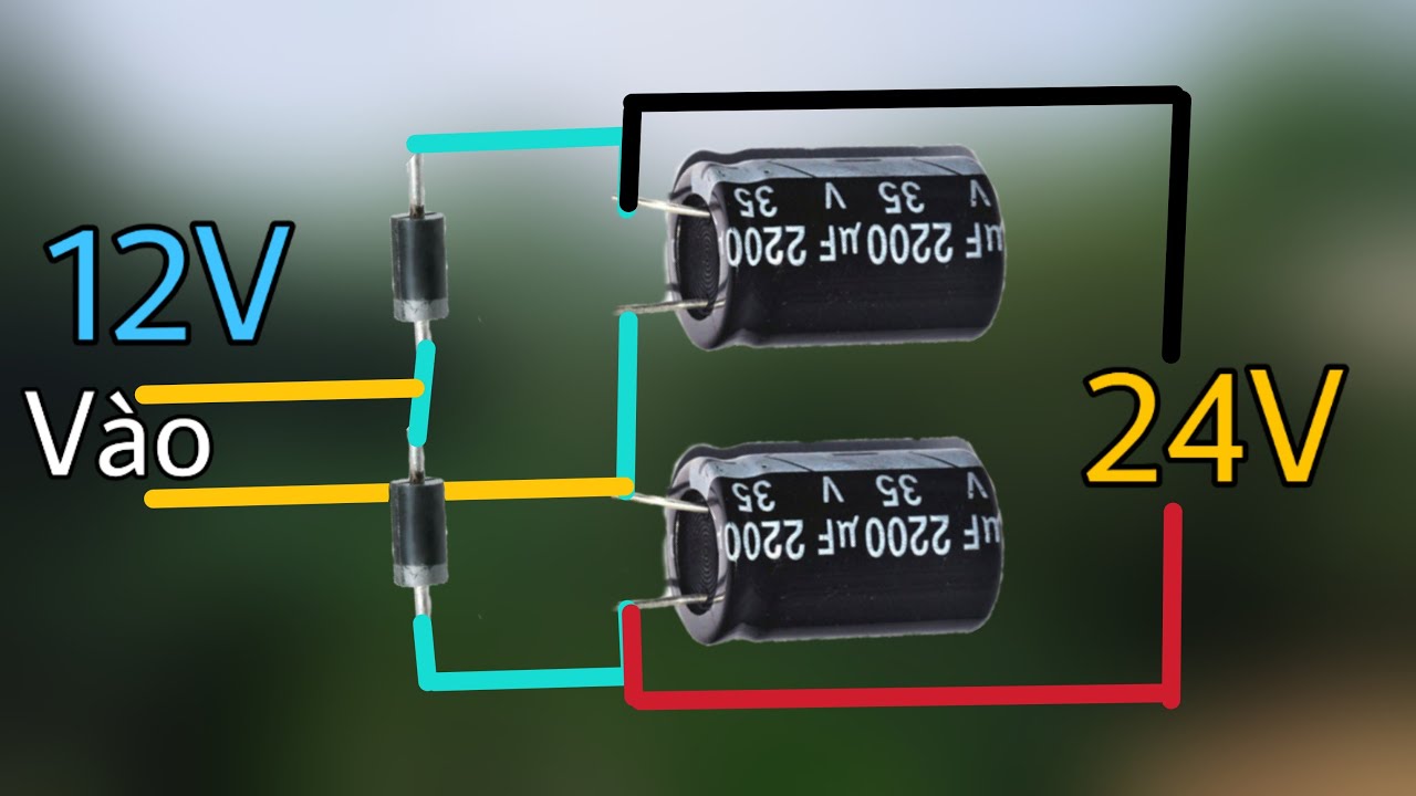 Mạch Nhân Đôi Điện Áp 12V Lên 24V || LOTUS