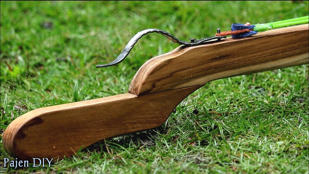 DIY Slingshot - How To Make Powerful Wooden Slingshot Using Simple Trigger