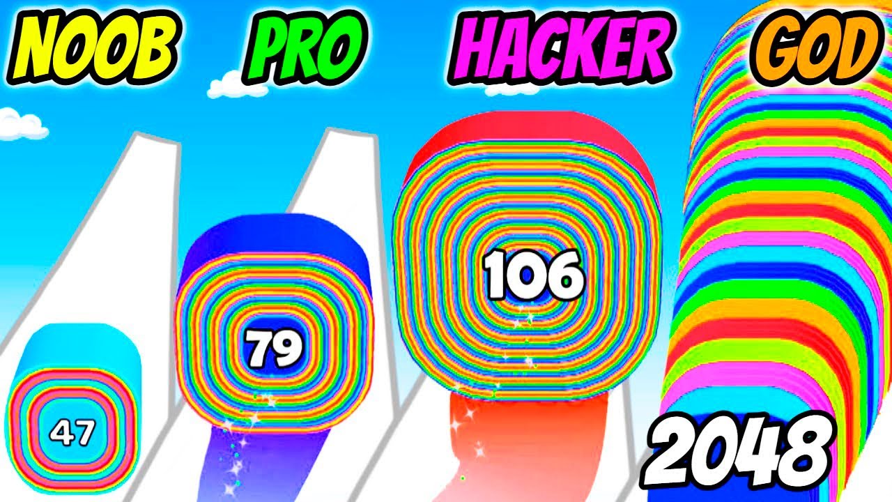 Smash Runner 3D &mdash; НУБ против ПРО против ХАКЕРА против БОГА