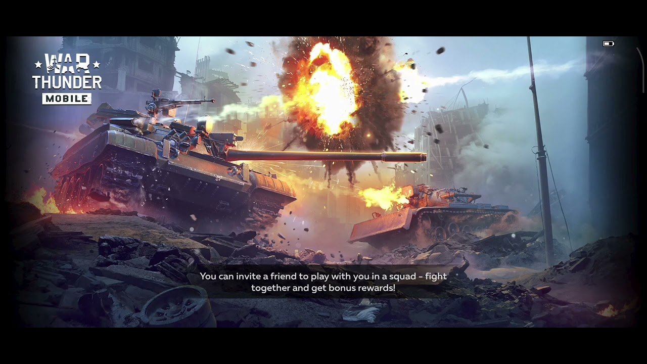 Realistic tank battleground game | WAR THUNDER MOBILE 