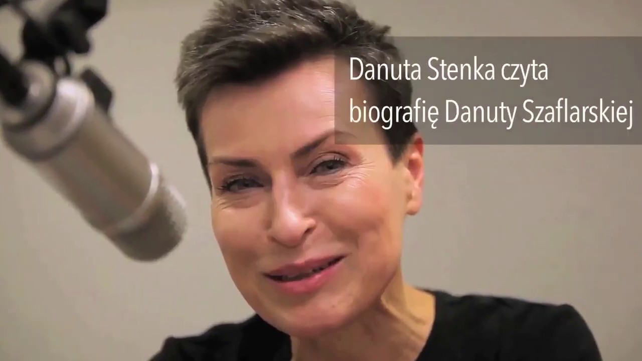 Danuta Stenka czyta fragment biografii Danuty Szaflarskiej