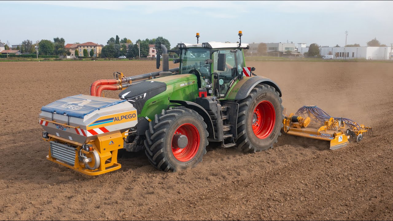 *BIG* Fendt 1050 Vario Profi Plus + Alpego AS-MAX 6 mt | Semina Orzo 2022 | Bazzan