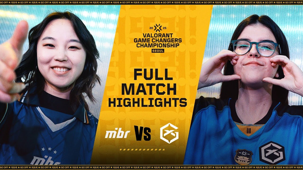 MIBR vs. GX | MATCH HIGHLIGHTS | VALORANT Game Changers Championship - Knockouts