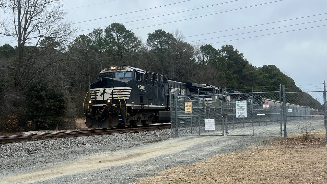 NS 51E Departs Goldsboro milling company in Goldsboro, NC