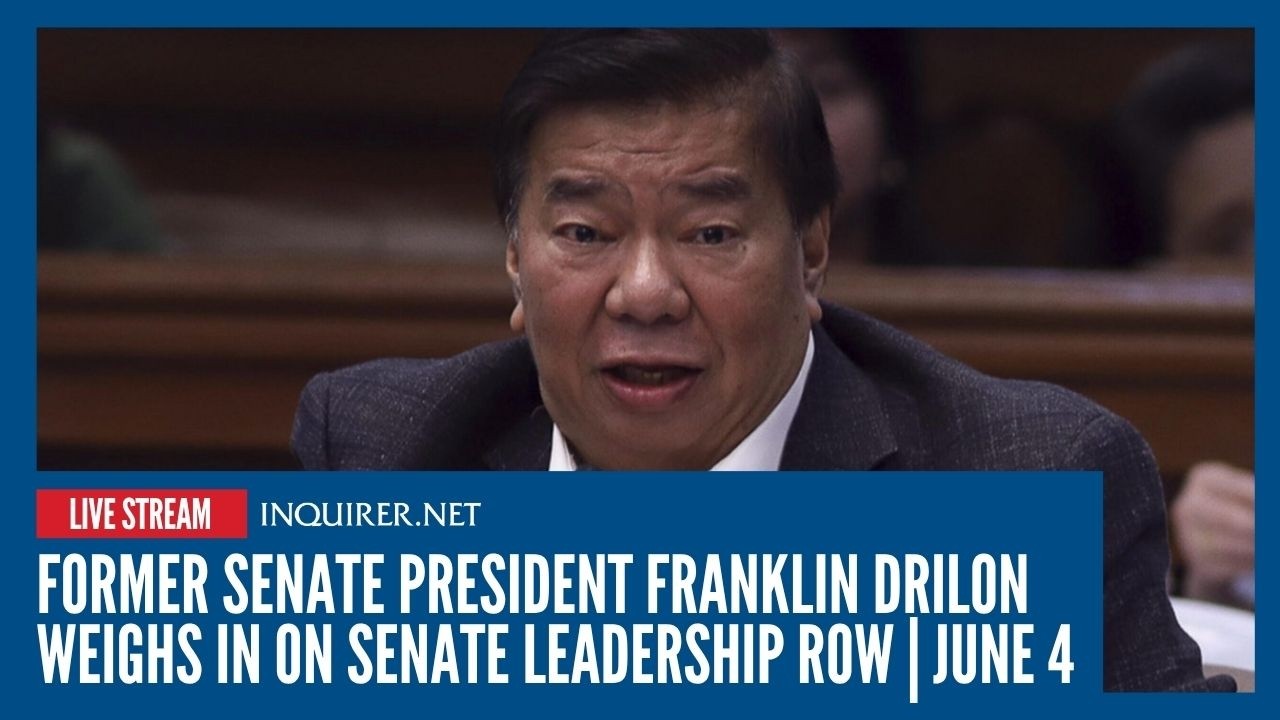 LIVE: Former Senate President Franklin Drilon weighs in on Senate leadership row
