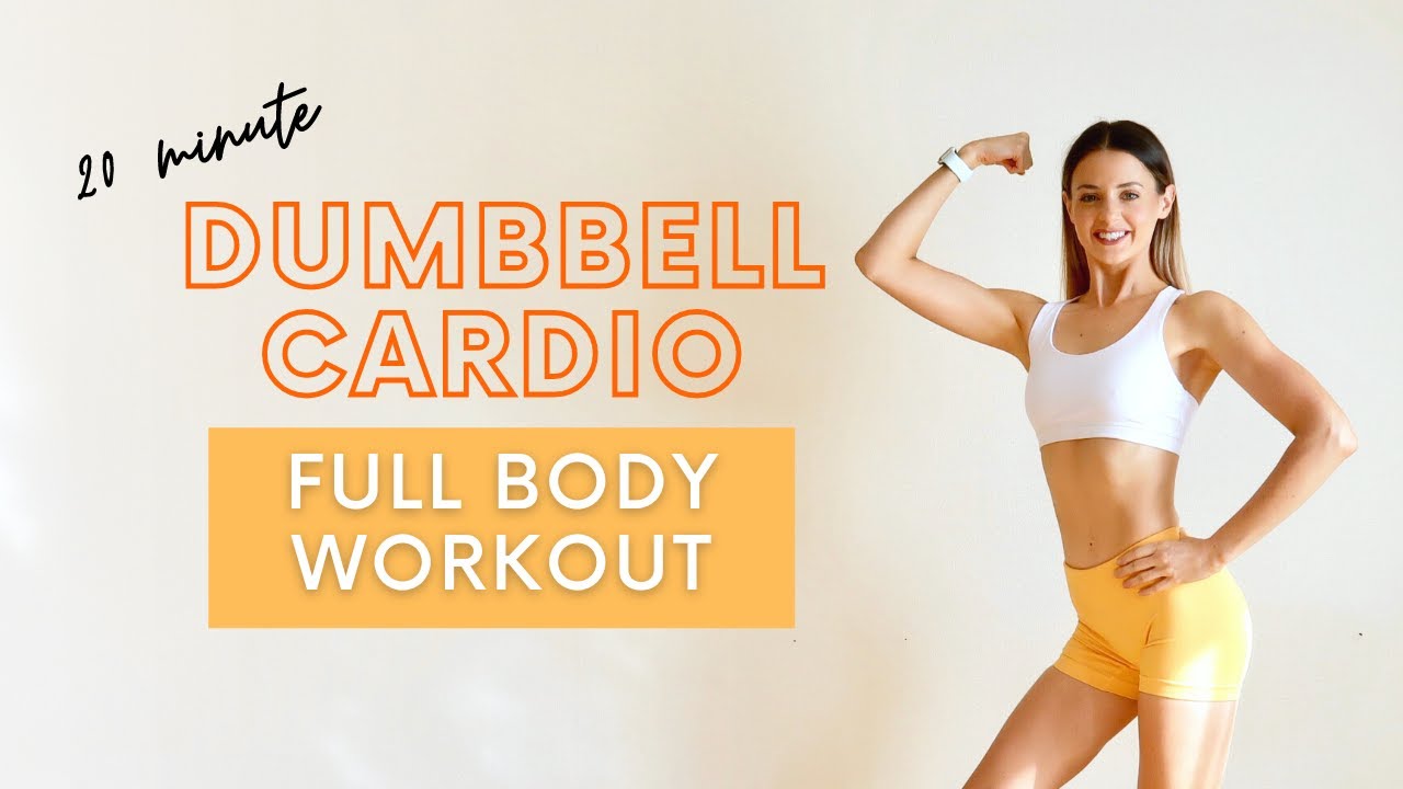 20 MIN DUMBBELL CARDIO WORKOUT | Power and Endurance!