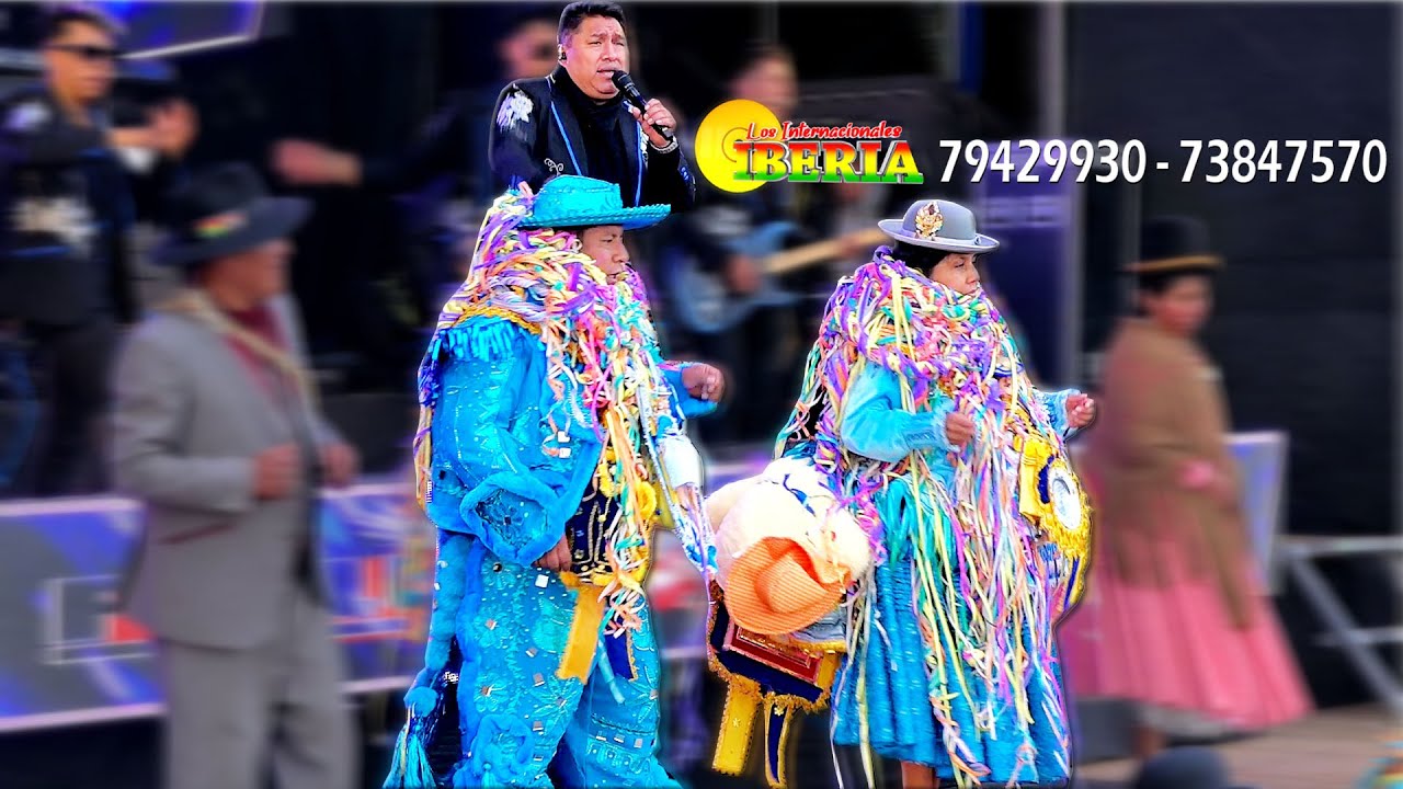 Grupo Iberia con los SUPER CH'UTAS CHOLEROS Y SUS LINDAS CELOSAS BOQUITAS DE CARAMELO