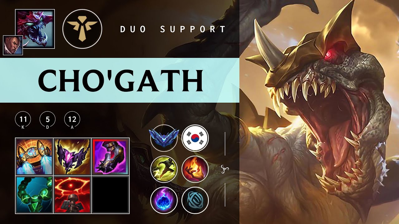 Cho'Gath Support vs Lulu - KR Diamond Patch 25.22