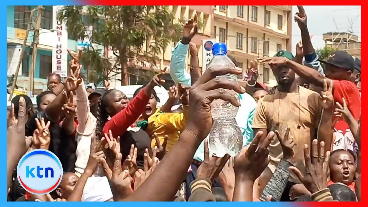 Wafanyabiashara Kangangi waandamana kupinga mzozo wa uongozi