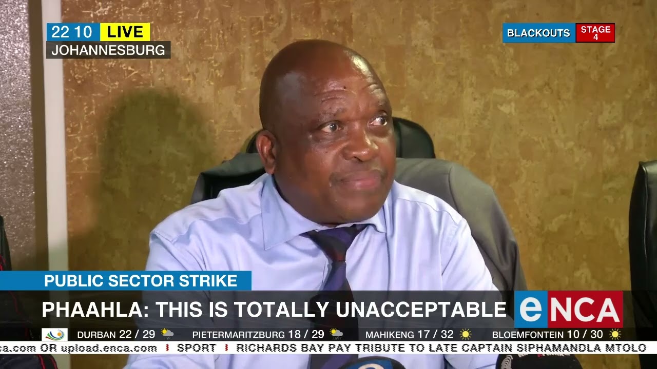 Health Minister speaks on public strike
