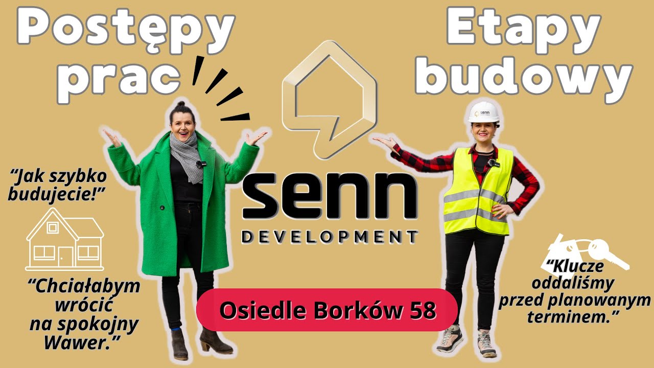 Etapy budowy, postępy prac
