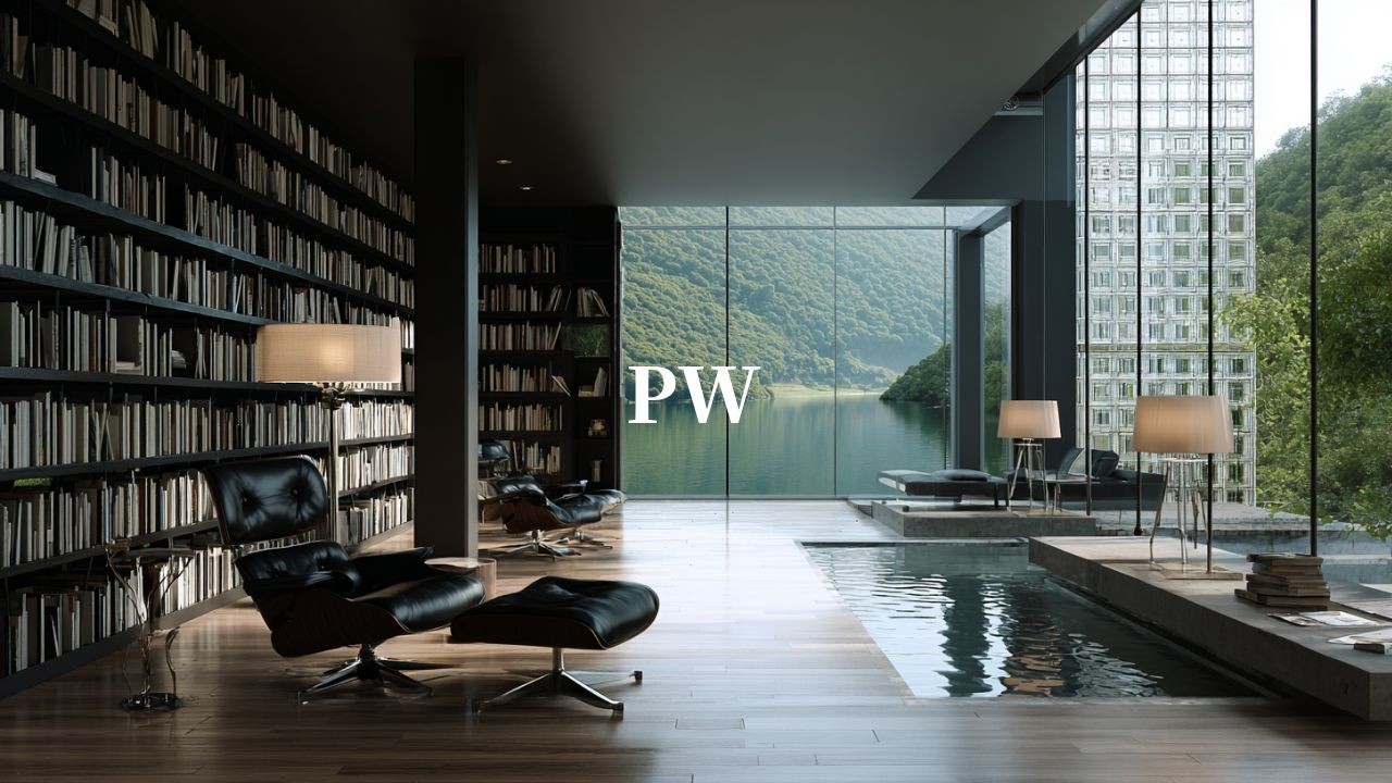 in the glass library, for quiet minds