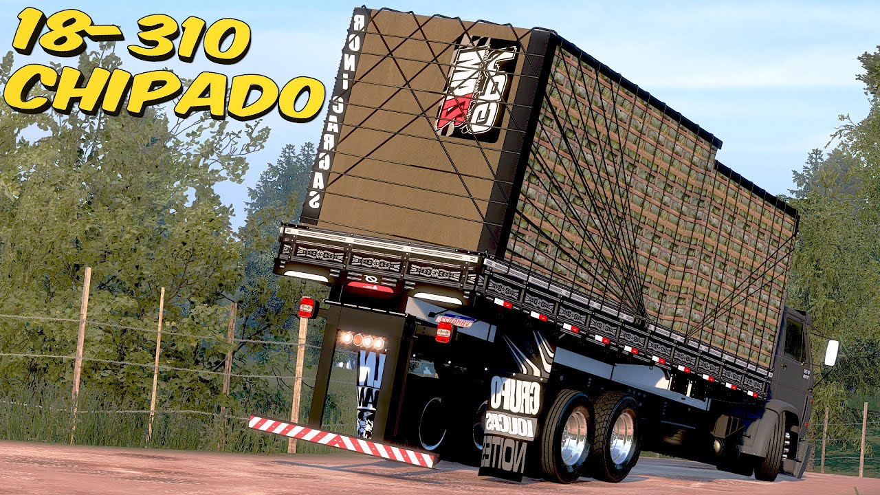 VW 18-310 CHIPADO COM A CARGA TORTA DE REPOLHO - Euro Truck Simulartor 2 Mods Br