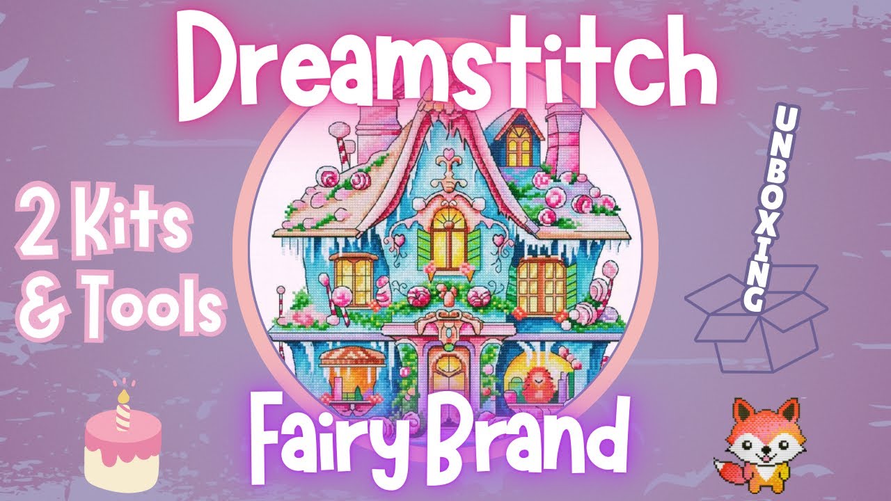 #dreamstitch UNBOXING 🧚🏻‍♀️ FAIRY Brand HAUL 🌟 #stampedcrossstitch #kreuzstich #sticken #flosstube