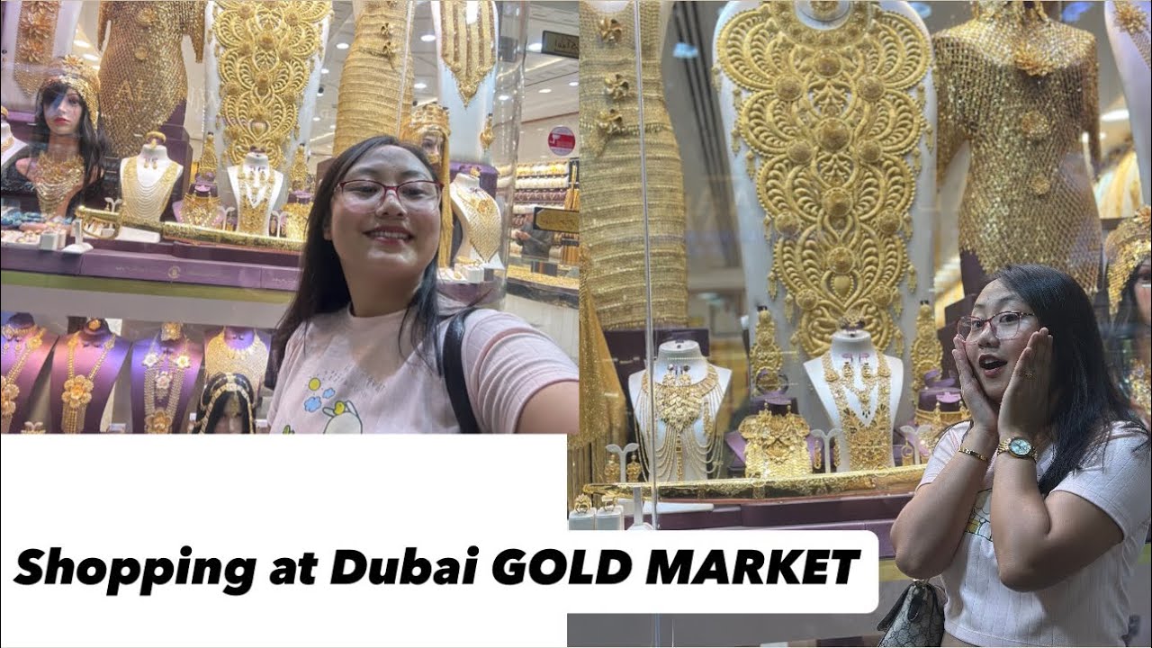 Shopping at Dubai Gold Market ||Gold Shouq Dubai||