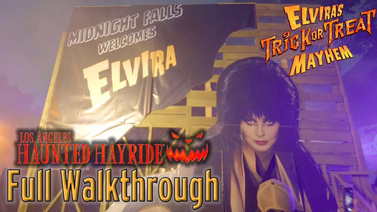 Elvira's Trick or Treat Mayhem Full Walkthrough | LA Haunted Hayride 2025