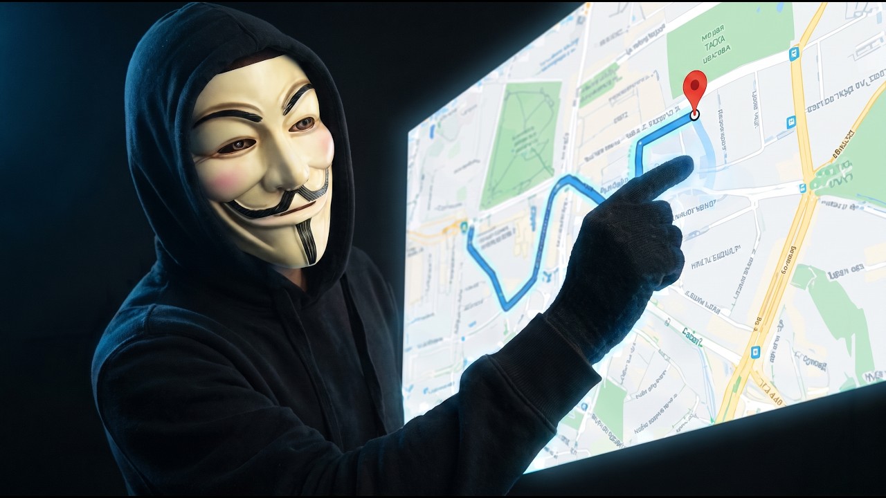 Masked Guy Teaches How to Make Your Own Custom Route on Google Maps App (Step By Step)